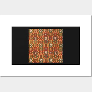 Inca Textile Pattern Posters and Art